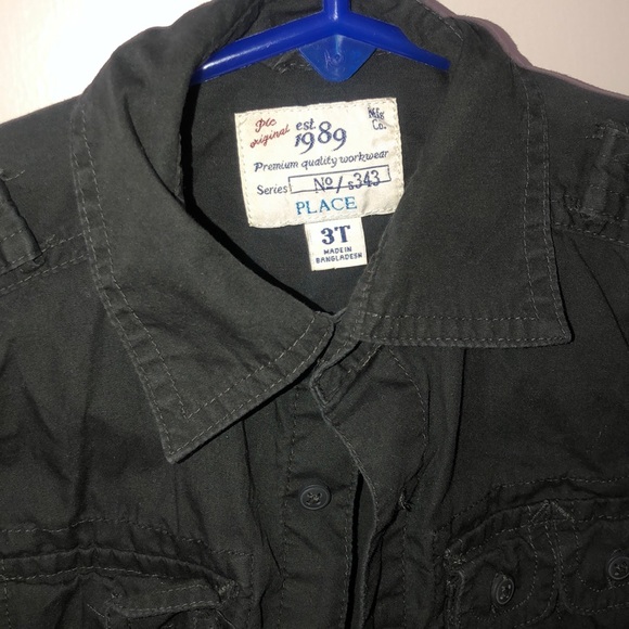 Black button Down shirt - Picture 2 of 4